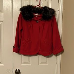 Tasha Polisazi short pea coat